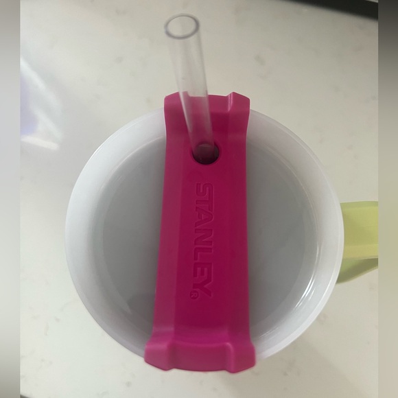 Stanley Neon Green and Pink Insulated Travel Mug - Picture 4 of 5